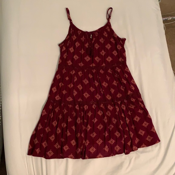 Maroon Mudd Dress - Picture 1 of 6